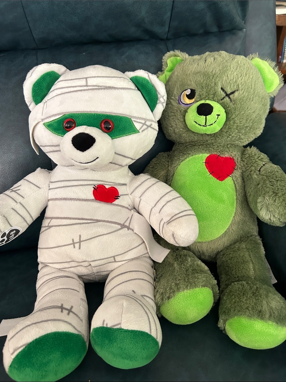 Build-A-Bear Mummy Bear and Zombear